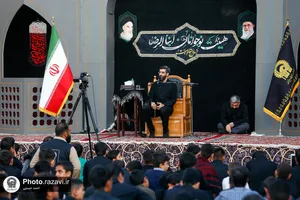 مراسم عزاداری هیئت ابناءالرضا(ع) در حرم مطهر رضوی