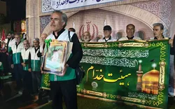 برپایی دسته عزاداری بدرقه امام شهید ایران در زنجان/ گزارش تصویری
