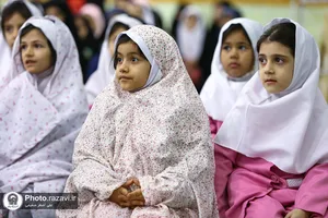 هیئت کبوترانه در رواق کودک حرم مطهر رضوی