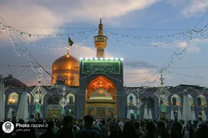 کتیبه های مناسبتی دهه کرامت در حرم مطهر رضوی