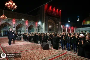 عزاداری هیئات مذهبی استان سمنان در حسینیه حرم