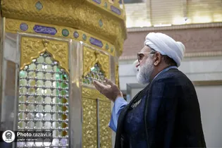 تشرف تولیت آستان قدس رضوی به مسجد کوفه و سهله