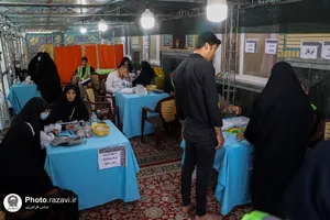 خدمت رسانی درالشفاء حرم به زائران دهه اخر صفر
