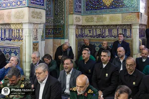 غبارروبی ضریح مطهر حضرت رضا علیه&zwnj;السلام در آستانه دهه کرامت