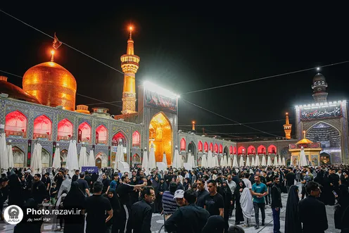 شبِ تاسوعا اور حرم امام رضا(ع)