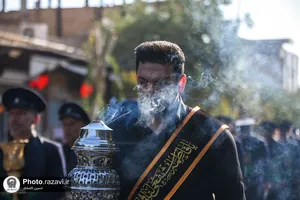دسته عزای خادمان و زائران حرم حضرت معصومه سلام الله علیها