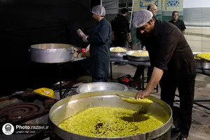 بازدید قائم مقام تولیت آستان قدس رضوی از خدمت&zwnj;رسانی مواکب اطراف حرم