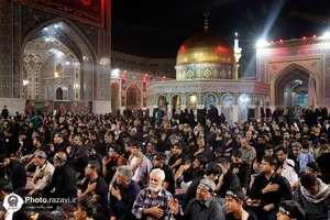 عزاداری هیئت&zwnj;های مذهبی استان هرمزگان در حسینیه حرم