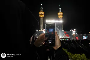 آئین خطبه&zwnj;خوانی شب عاشورا در حرم مطهر رضوی-2