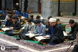 محفل انس با قرآن ویژه مدارس امام رضا(علیه&zwnj;السلام) در حرم مطهر رضوی