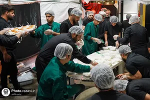 موکب پذیرایی از زائرین حسینی بارگاه منور رضوی