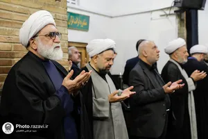 عزاداری روز شهادت امام صادق علیه&zwnj;السلام در حرم مطهر رضوی