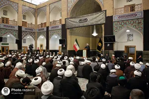 آئین اختتامیه دوره تابستانه طلاب در حرم مطهر رضوی