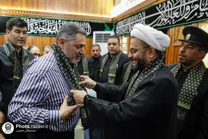 تشرف کاروان سفیران امام رضا علیه&zwnj;السلام به حرم امامین کاظمین