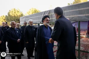 حضور قائم مقام تولیت آستان قدس رضوی در مواکب مسیر قوچان