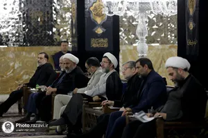 دیدار رئیس جمهور و جمعی از مسئولان کشوری و استانی با تولیت آستان قدس رضوی