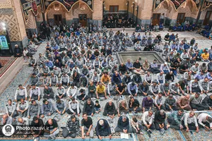 تشرف جمعی از کارکنان حمل و نقل عمومی مشهد مقدس