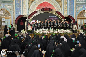 آیین معنوی &laquo;شیرخوارگان حسینی&raquo; در حرم مطهر رضوی