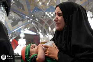 همایش "شیرخوارگان حسینی" در حرم مطهر رضوی-2