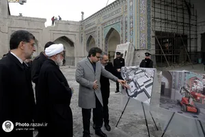 مراسم آغاز عملیات احداث رواق امیرالمومنین(علیه&zwnj;السلام)