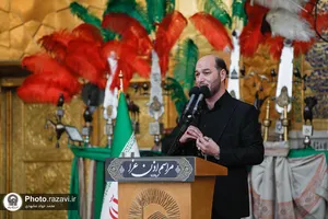 آیین اذن عزای ماه محرم در حرم مطهر رضوی-2