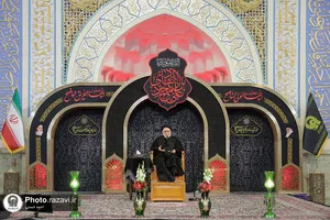 عزاداری شب شهادت امام هادی علیه&zwnj;السلام در حرم مطهر رضوی