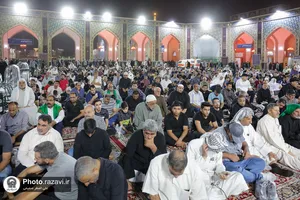 مراسم چهارپایه&zwnj;خوانی کشورهای جهان اسلام در حرم مطهر رضوی