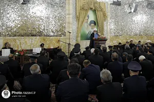 مراسم اعطای احکام خدام حرم مطهر رضوی