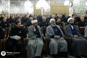 آیین اعطای احکام خدمه حرم مطهر رضوی
