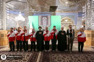 مراسم اذن خدمت ۳هزار داوطلب هلال احمر