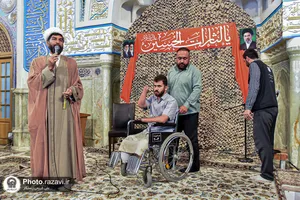 مراسم بزرگداشت شهید حجت&zwnj;الاسلام سیدحسن نصرالله در حرم مطهر رضوی