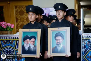 عزاداری هیئت کودکان در حرم مطهر رضوی