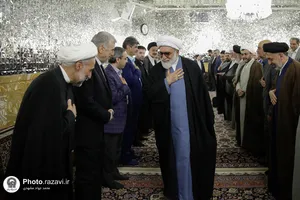 نکوداشت مقام معلم در حرم مطهر رضوی