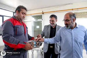 بازدید کارکنان آستان قدس رضوی از کارخانه لبنی رضوی
