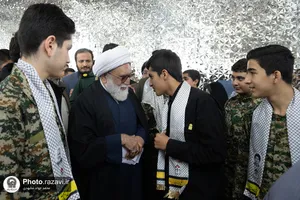 دیدار فعالان بسیج دانش&zwnj;آموزی شهرستان مشهد با تولیت آستان قدس رضوی