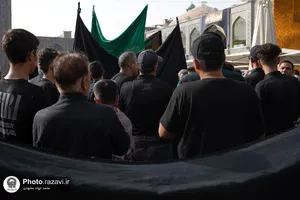 عزاداری روز شهادت امام رضا علیه&zwnj;السلام در حرم مطهر رضوی-1