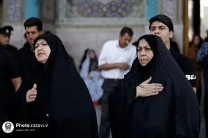 عزاداری روز شهادت حضرت رسول و امام حسن مجتبی علیهم&zwnj;السلام در حرم مطهر رضوی