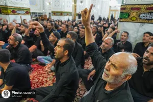 مراسم عزاداری ویژه ناشنوایان در حرم مطهر رضوی