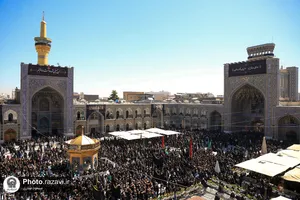 عزاداری روز شهادت امام رضا علیه&zwnj;السلام در حرم مطهر رضوی