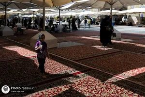 سایه بر سر زائران امام مهربانی