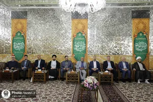 دیدار رئیس دیوان وقف شیعی عراق و امین العام عتبه حسینی با تولیت آستان قدس رضوی