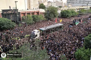 تشییع رئیس&zwnj;جمهور شهید و همراهان در مشهدالرضا&zwnj;&zwnj;علیه السلام -3
