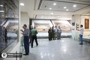 تشرف جمعی از موکب داران اهل سنت آذربایجان غربی به حرم مطهر رضوی