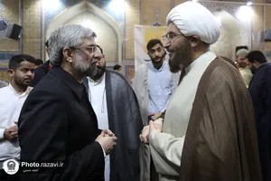 حضور مدیر عالی حرم مطهر رضوی در جمع معتکفین دانشگاه علوم اسلامی رضوی