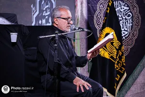 عزاداری زائران عرب&zwnj;زبان در حرم مطهر رضوی