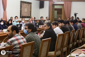 نشست صمیمی قائم مقام با کارکنان مرکز فناوری اطلاعات آستان قدس رضوی