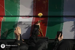 تشییع پیکر شهدای گمنام در مشهد
