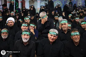 عزاداری سنتی شب ششم محرم در &laquo;حسینیه حرم&raquo;