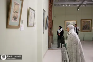 تشرف بانوان مهمان جشنواره &laquo;رسانه خورشید&raquo; به حرم مطهر رضوی