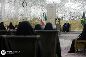 دیدار بانوان شاغل در آستان با تولیت آستان قدس رضوی